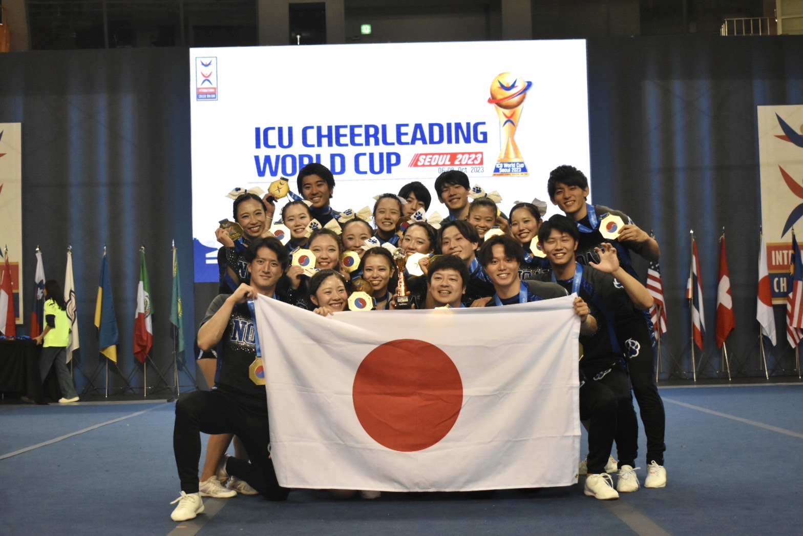 金メダル3つ獲得！ICU Cheerleading World Cup 2023で日本チームが大健闘